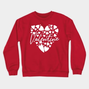 Valentine Heart Shape Crewneck Sweatshirt